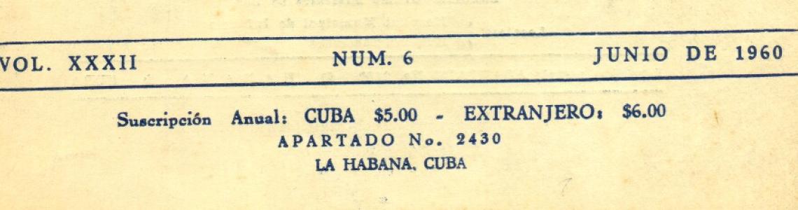 Revista Cubana de Pediatria - Vol. XXXII - No.6 - 1960