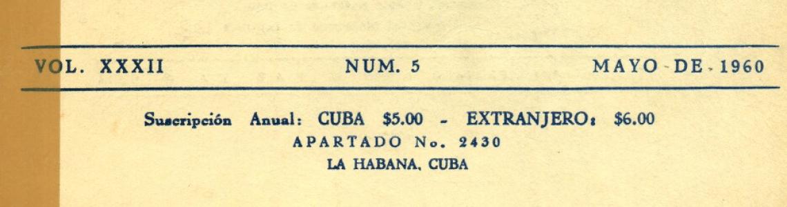 Revista Cubana de Pediatria - Vol. XXXII - No.5 - 1960