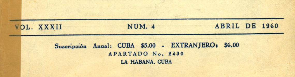 Revista Cubana de Pediatria - Vol. XXXII - No.4 - 1960